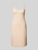 Hanro Unterkleid mit abgerundetem V-Ausschnitt Beige