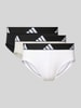 adidas Sportswear Slip met elastische band met logo in een set van 3 stuks, model 'Active Flex' Antraciet