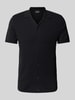 Strellson Slim Fit Freizeithemd mit Strukturmuster Modell 'Vincent' Black