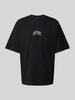 REVIEW T-Shirt mit Label-Print Black