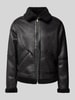 Jack & Jones Jack met platte kraag, model 'COLE AVIATOR' Zwart