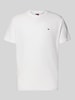 Tommy Jeans Regular Fit T-Shirt aus reiner Baumwolle Offwhite