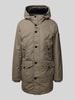 s.Oliver RED LABEL Regular Fit Parka mit Pattentaschen Sand