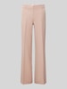 Jake*s Collection Straight Leg Stoffhose mit Bügelfalten Lachs