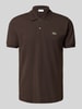 Lacoste Regular fit poloshirt van puur katoen Donkerbruin