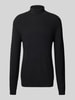 JAKE*S STUDIO MEN Strickpullover mit Rollkragen Black