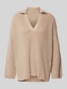 Smith and Soul Strickpullover mit V-Ausschnitt Beige