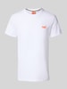 Superdry T-shirt met labelstitching Wit