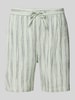s.Oliver RED LABEL Regular Fit Shorts mit Tunnelzug Offwhite
