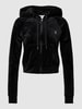 Juicy Couture Sweatjacke mit seitlichen Eingrifftaschen Modell 'MADISON' Black