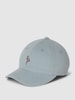 Barts Basecap aus Baumwolle mit Motiv-Stitching Modell 'Palmy' Blau