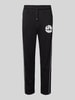 Alpha Industries Regular Fit Sweatpants mit Label-Print Black