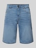 CARS JEANS Korte regular fit jeans in 5-pocketmodel, model 'SEATLE' Lichtblauw