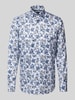 OLYMP SIGNATURE SLIM FIT Slim Fit Business-Hemd mit Kentkragen Modell 'Savio' Bleu