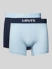 Levi's® Trunks mit elastischem Logo-Bund im 2er-Pack Hellblau