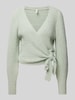 Only Loose Fit Cardigan in Wickel-Optik Modell 'AMANDA' Schilf