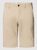 Jack & Jones Bermuda met Franse steekzakken, model 'DAVE' Beige