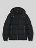BOSS Gewatteerd jack met afneembare capuchon model 'H-Colter' Zwart