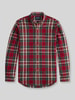 Polo Ralph Lauren Custom Fit Freizeithemd aus reiner Baumwolle Bordeaux