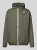 K-WAY regular fit jas met capuchon model 'Le Vrai' Olijfgroen