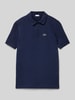 Lacoste Koszulka polo o kroju regular fit z detalem z logo Granatowy