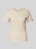 G-Star Raw T-Shirt mit Label-Stitching Beige