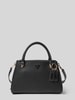 GUESS Handtas met labelapplicatie model 'NOELLE II' Zwart