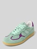 ALOHAS Sneaker aus Leder mit Label-Detail Hellblau