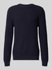 Marc O'Polo Denim Regular Fit Strickpullover aus Baumwoll-Mix Marine