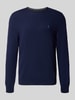 Polo Ralph Lauren Gebreide pullover met ribboorden Marineblauw