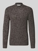 FTC Cashmere Slim Fit Strickpullover aus reinem Kaschmir Anthrazit