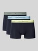 Tommy Hilfiger Boxershort met elastische band met logo in een set van 3 stuks Donkerblauw