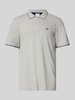 CHAMPION Regular Fit Poloshirt mit Logo-Stitching Stein