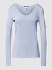 QS by s.Oliver Sweatshirt met V-hals Lila