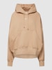 Nike Hoodie met kangoeroezak en logodetail Beige