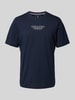 Jack & Jones Premium T-Shirt mit Label-Print Marine