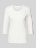 Christian Berg Woman Regular Fit Longsleeve mit 3/4-Ärmel Offwhite