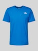 The North Face T-Shirt mit Label-Print Hellblau