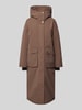 Didriksons Regular fit parka met capuchon model 'Melody' Middenbruin
