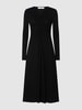 Mango Blusenkleid mit V-Ausschnitt Modell 'DUNA' Schwarz
