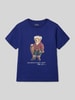 Polo Ralph Lauren Teens T-Shirt mit Label-Print Royal