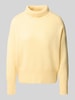 SUNCOO PARIS Rollkragenpullover aus Leinen Modell 'PALACE' Hellgelb