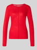 MYON Longsleeve in semi-transparenter Optik Rot