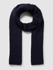 Cinque Sjaal met labeldetail, model 'Muziano' Bleu