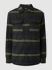 Only & Sons Hemdjacke mit Karomuster Modell 'Ash' Olivgrün