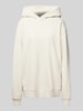 Hugo Blue Oversized Hoodie mit Statement-Print Beige