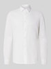 Only & Sons Slim Fit Freizeithemd aus Leinen-Baumwoll-Mix Modell 'CAIDEN' Weiss