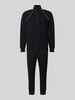 BOSS Green Regular fit sweatpak van katoenmix, model 'TRACKSUIT SET' Zwart