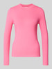 Christian Berg Woman Strickpullover aus Viskose-Mix mit Rundhalsausschnitt Pink