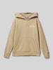 Jack & Jones Hoodie mit Label-Print Camel